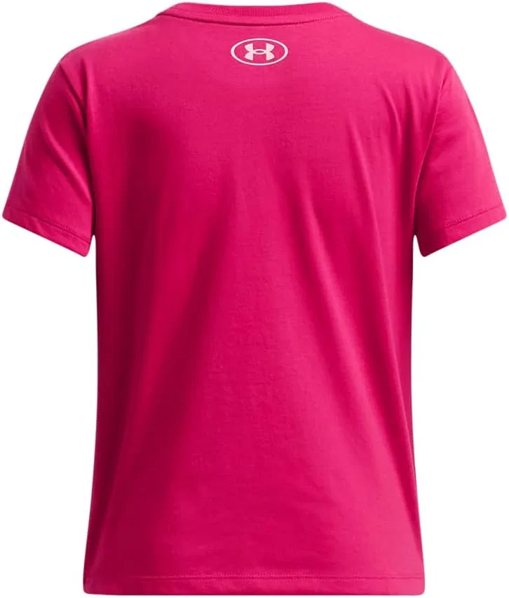Футболка детская Under Armour, цвет Shaded Fuchsia / Prime Pink / Prime Pink — фото 2