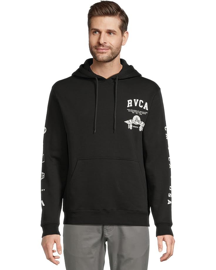 

Худи RVCA Global Rank Hoodie, черный