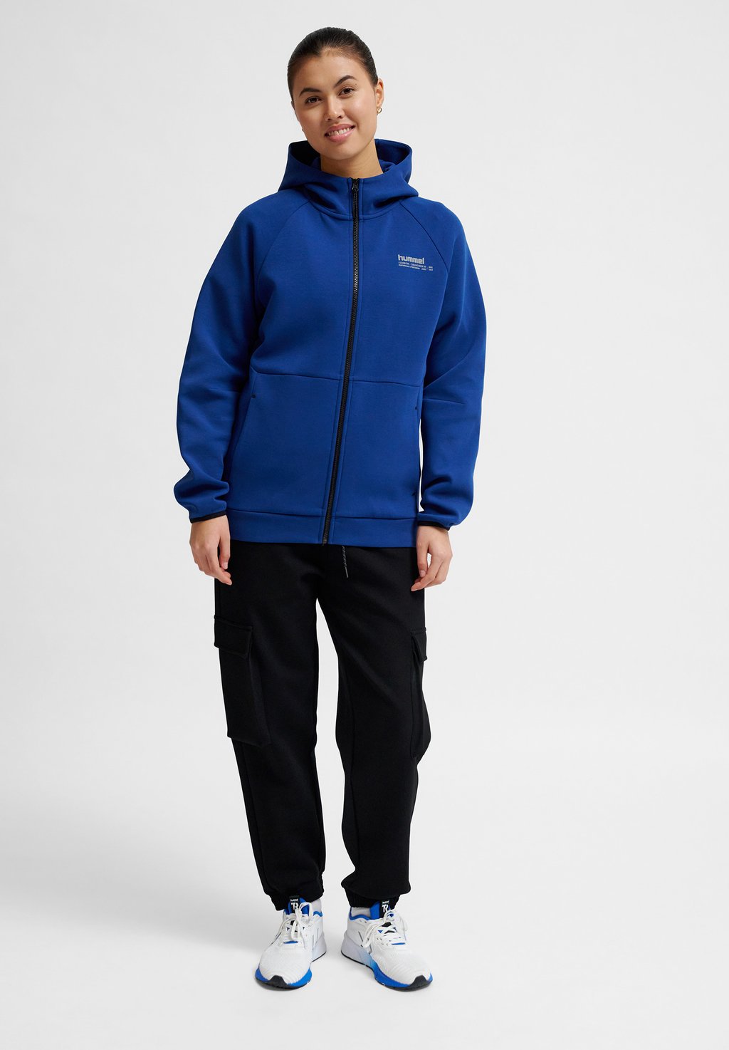 

Толстовка на молнии REGULAR Hummel, синий
