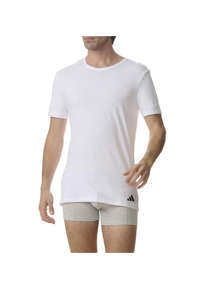 Футболка adidas, белый — фото 2
