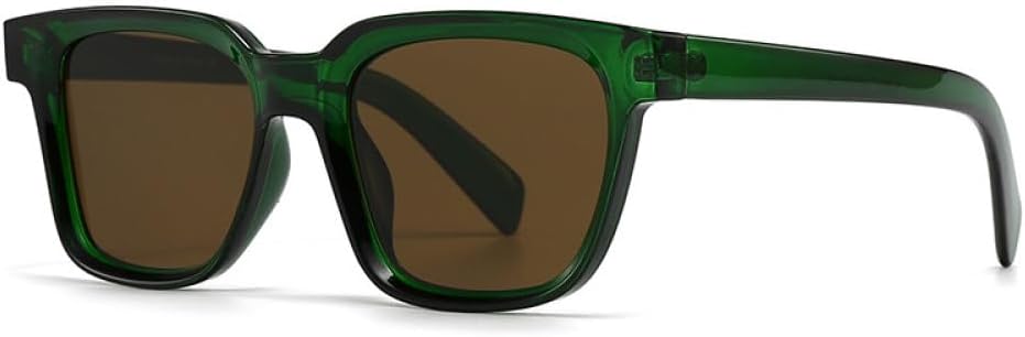 

Новые женские солнцезащитные очки Square 2025, модные сине-зеленые оттенки, защита от УФ-излучения UV400, мужские солнцезащитные очки в стиле ретро-панк DSXLY, Green Tea