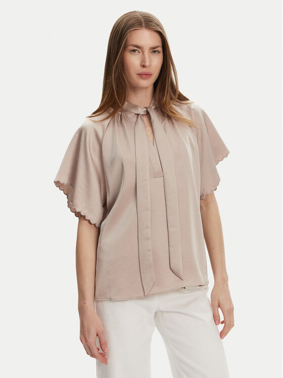 

Блузка regular fit Beckia Wendi BBW4439 Bruuns Bazaar, бежевый