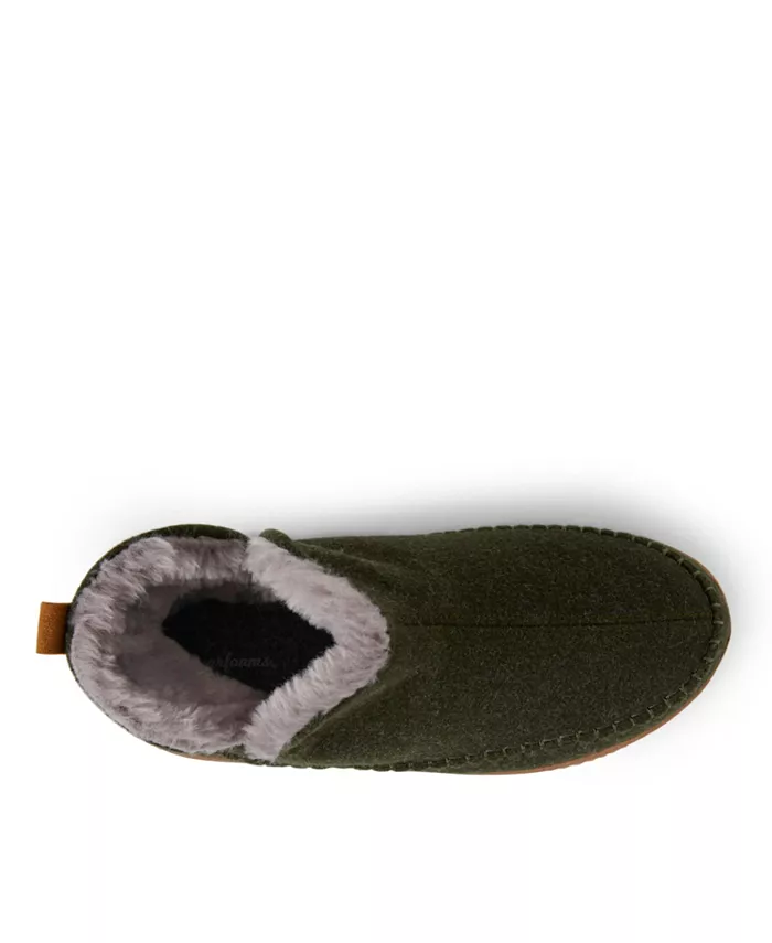Мужские домашние тапочки Alpine от Men's Brixen Bootie Dearfoams, зеленый — фото 2