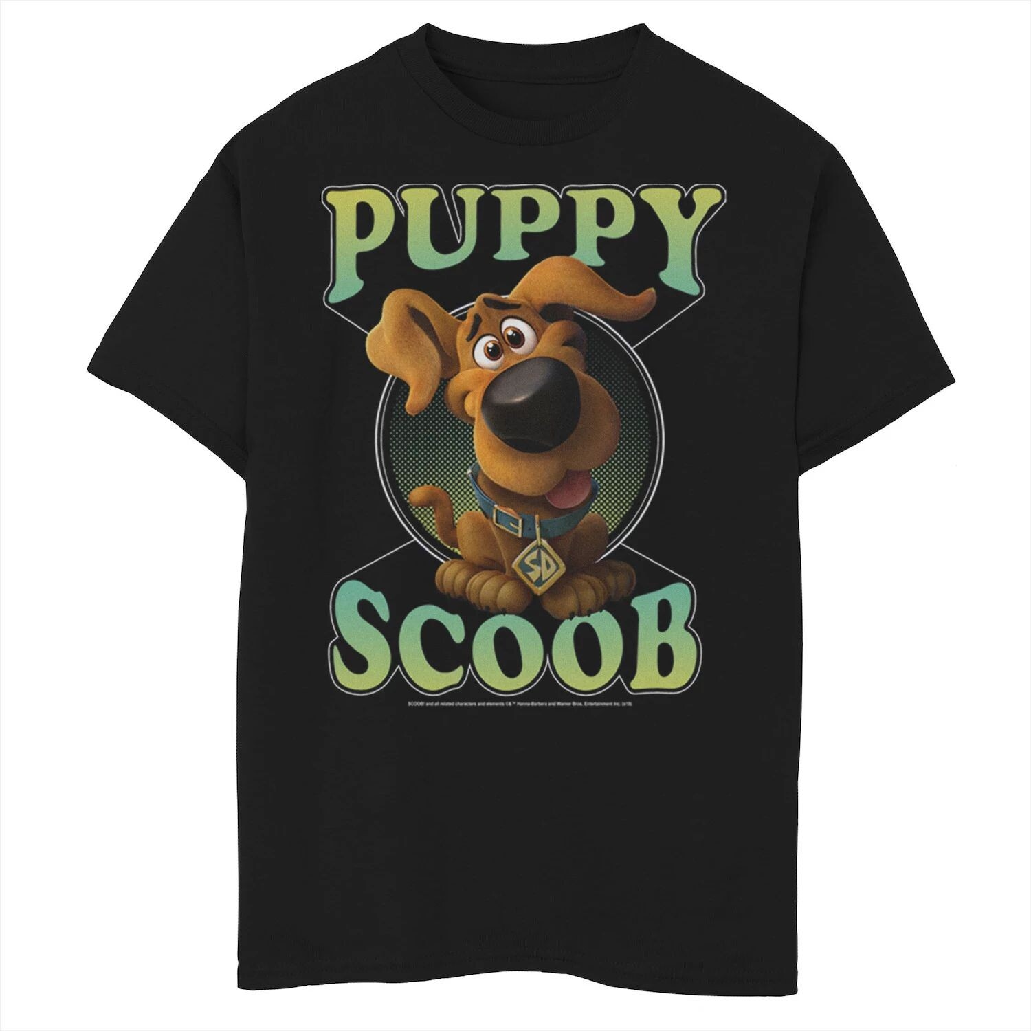 

Футболка Scoob 2020 Little Scooby с графическим рисунком для мальчиков 8–20 лет Licensed Character, черный