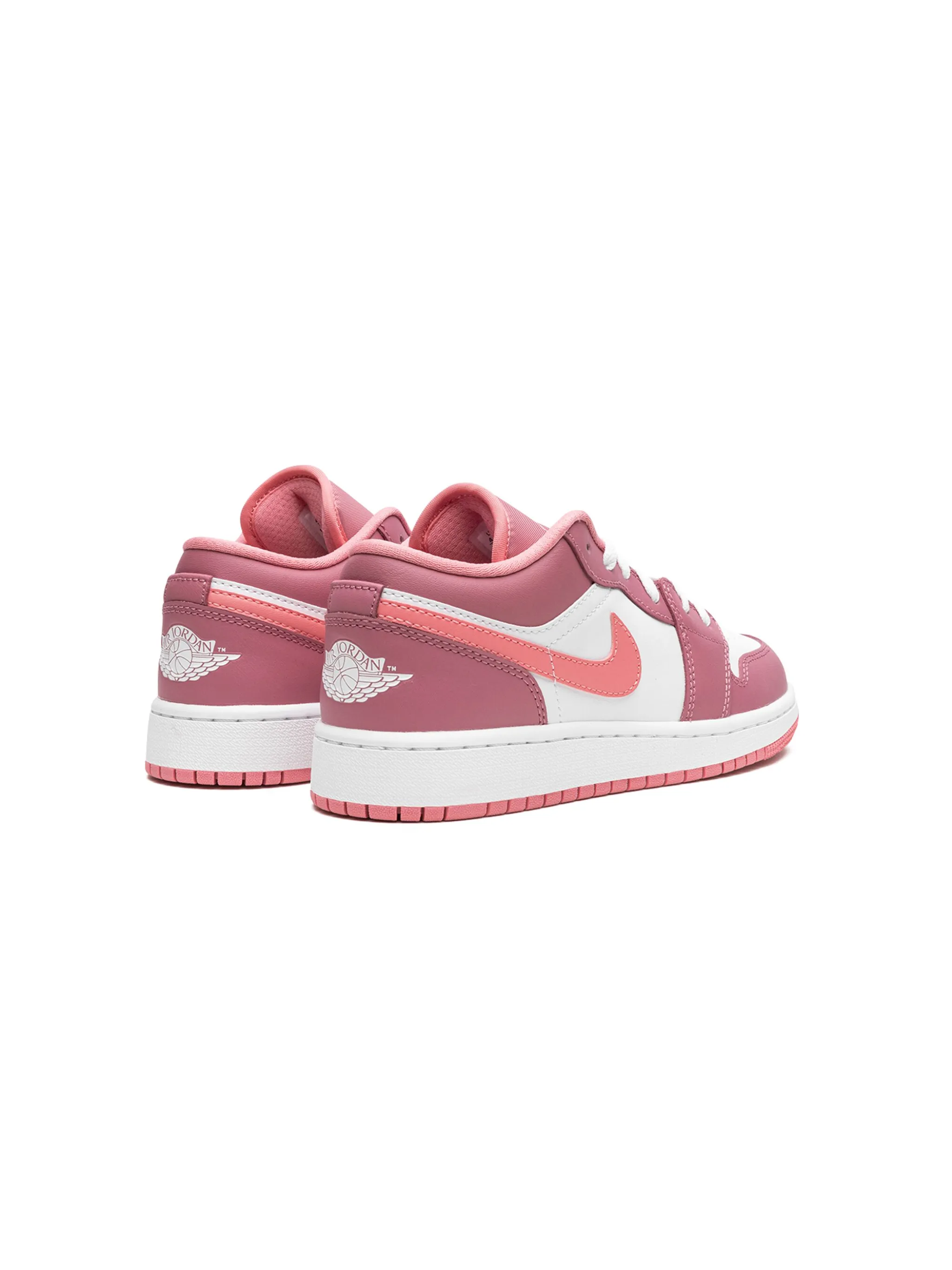 Кроссовки Air Jordan 1 Low Desert Berry Jordan Kids, розовый — фото 3