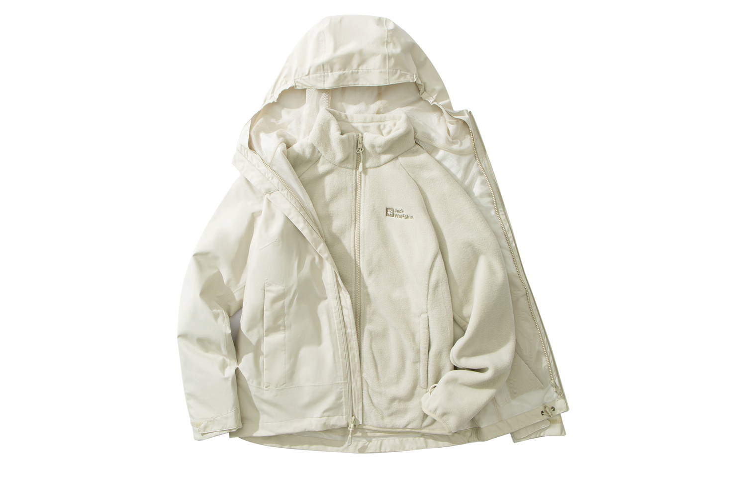 

Куртка ветровка женская Jack Wolfskin для походов, активного отдыха, городской жизни, путешествий и поездок на работу, водонепроницаемая и ветрозащитная, 5609/экрю, Розовый, Куртка ветровка женская Jack Wolfskin для походов, активного отдыха, городской жи