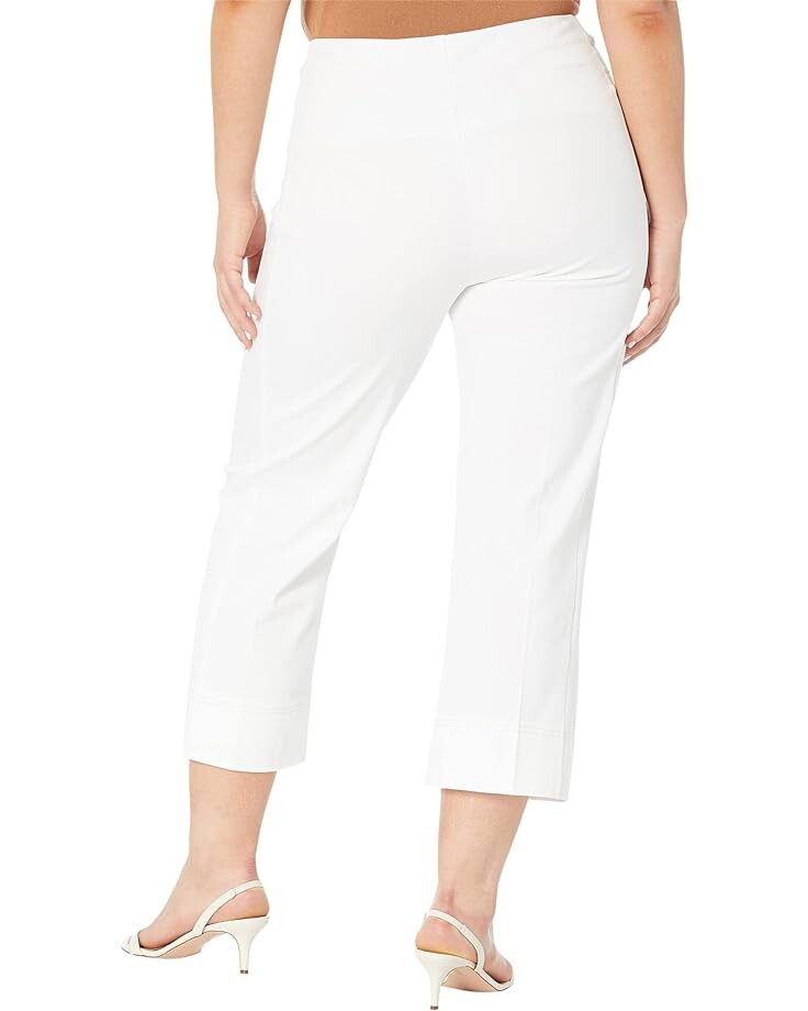 

Брюки Lysse Gaia Braided Crop Pants in Four-Way Stretch Twill, белый