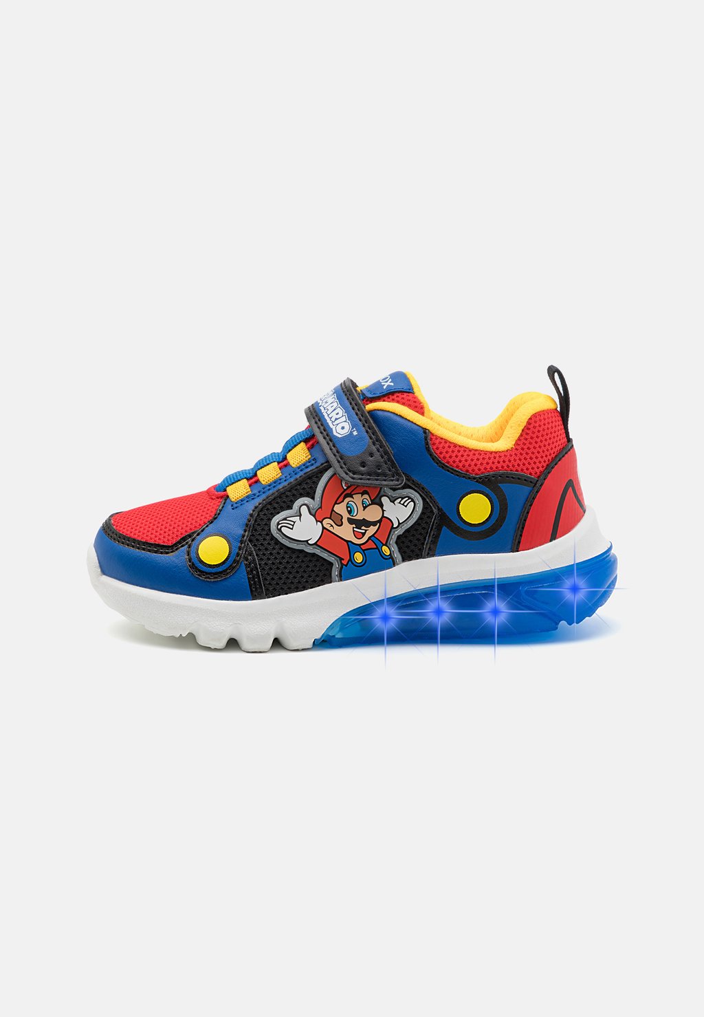 

Кроссовки LIGHT UP NINTENDO SUPER MARIO CIBERDRON BOY Geox, синий