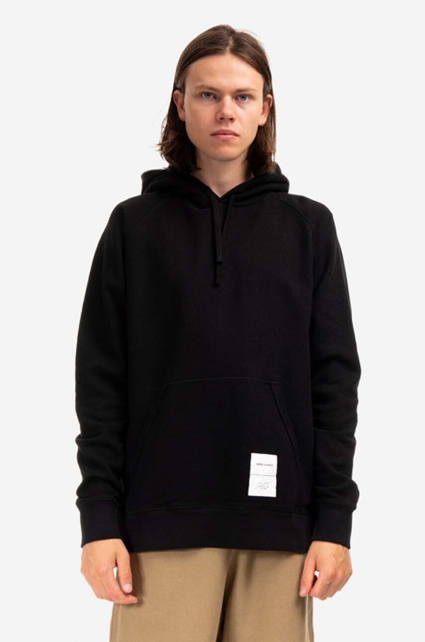 

Хлопковая толстовка Kristian Tab Series Hood Norse Projects, черный