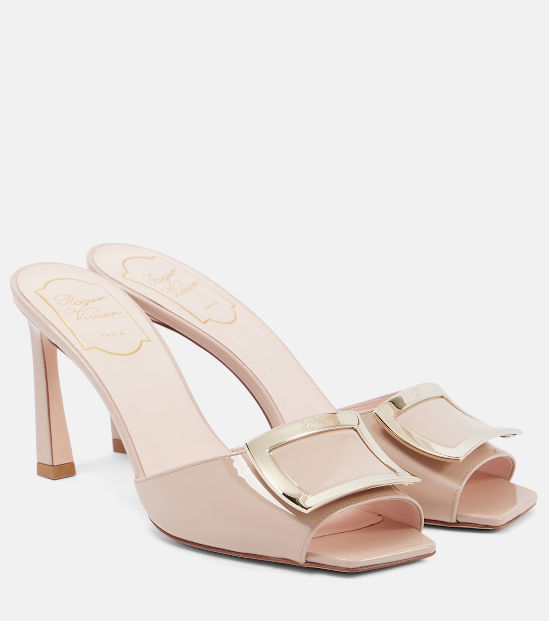 Туфли-лодочки Trompette 85 из лакированной кожи Roger Vivier, Collant