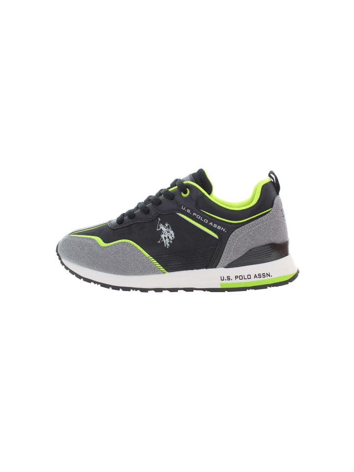 

Кроссовки на шнуровке U.S. Polo Assn., черный