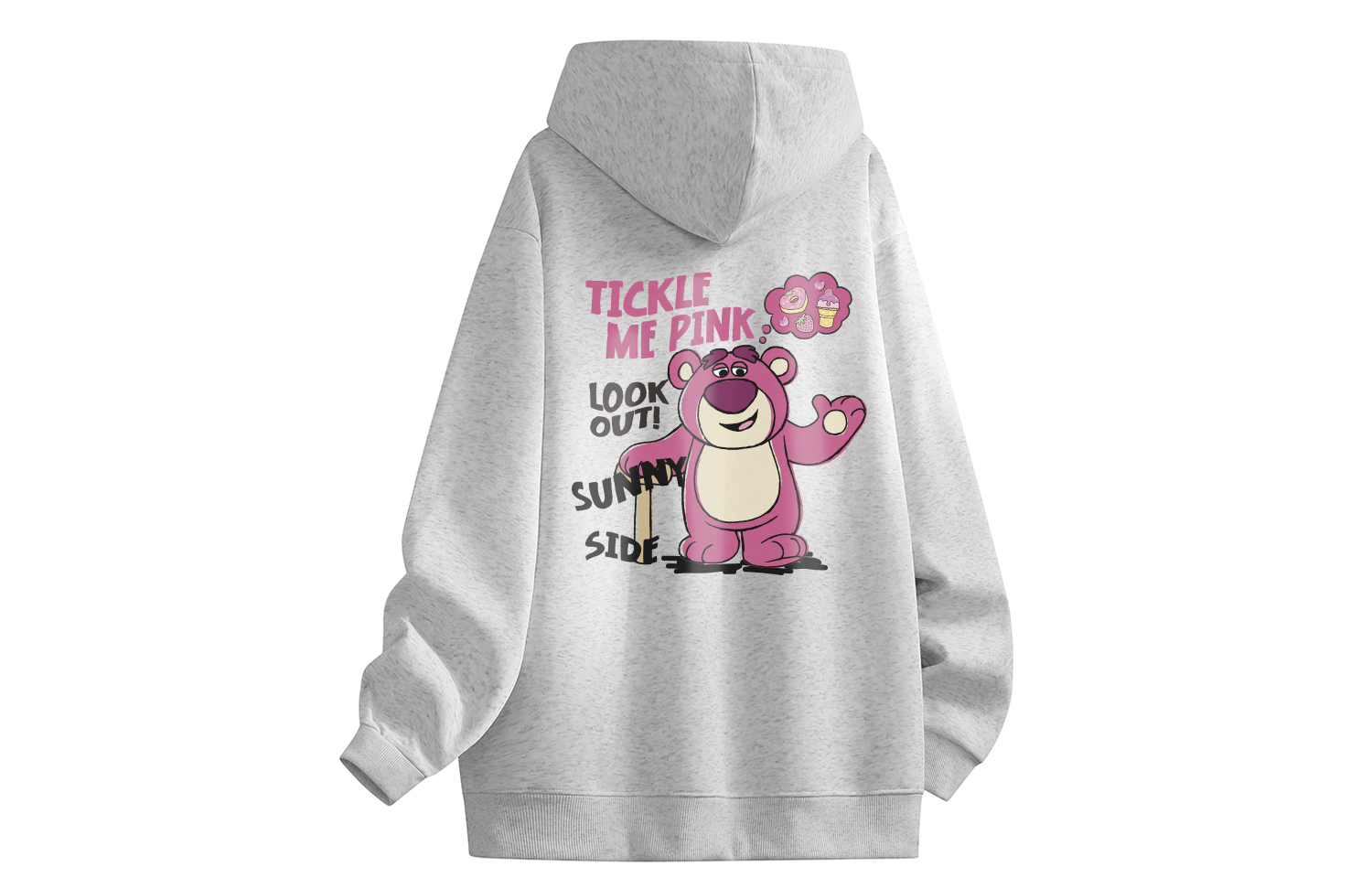 

Толстовка унисекс с капюшоном, утолщенные, плотные Disney, 花灰色【加绒加厚】