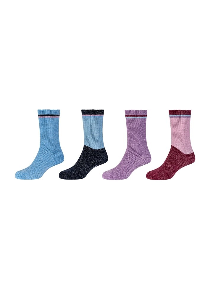 

Носки S Oliver 4er Pack warm & cozy, цвет lavender