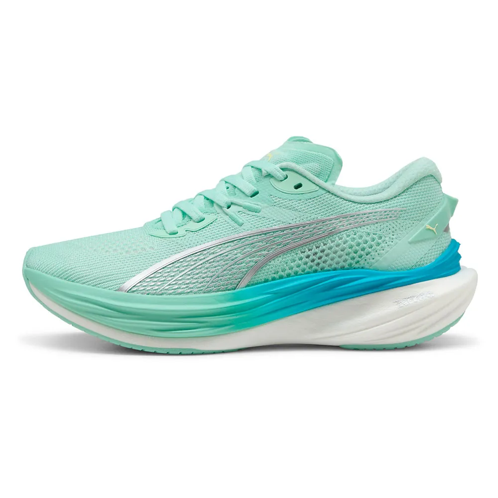 Беговые кроссовки Puma Deviate NITRO 3, зеленый — фото 4