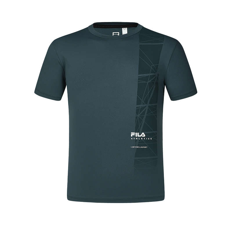 

FILA Футболка Fitness Series SS24 мужская, чернильно-нефритовая