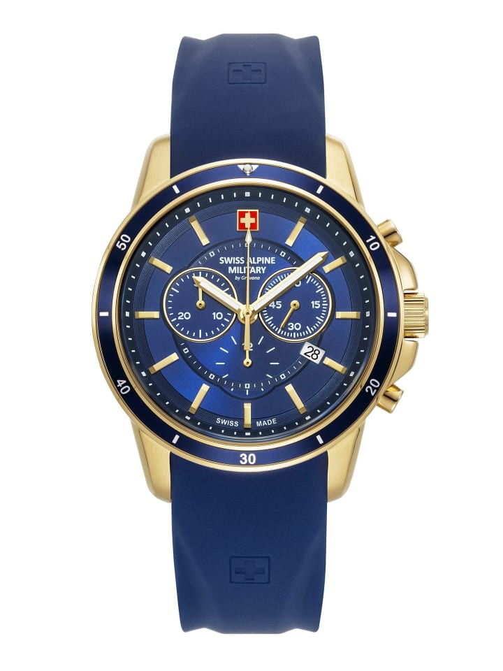 

Swiss Alpine Military by Grovana Мужские аналоговые часы синего цвета