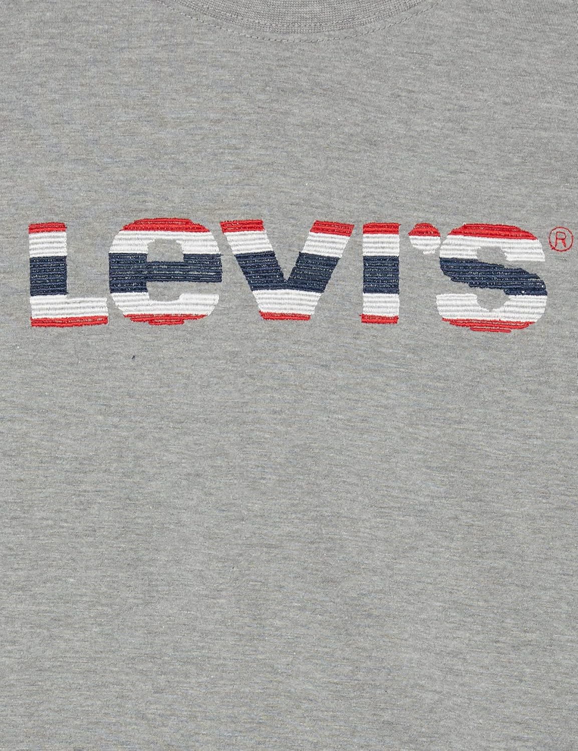 Футболка с длинным рукавом и принтом Levi's для мальчиков и малышей, Grey/90S Vibes — фото 2