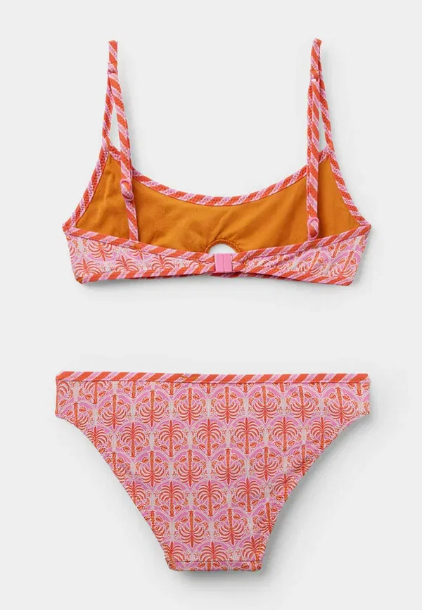 Купальник бикини Pop palms set Calzedonia, розовый — фото 2