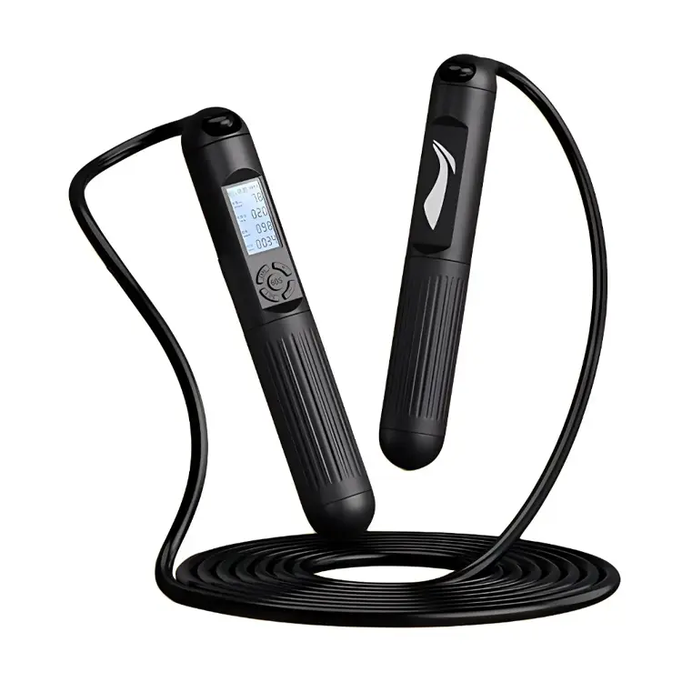 

Скакалка материал троса PVC, материал ручки силикон длина шнура 2,8 м LINING, черный