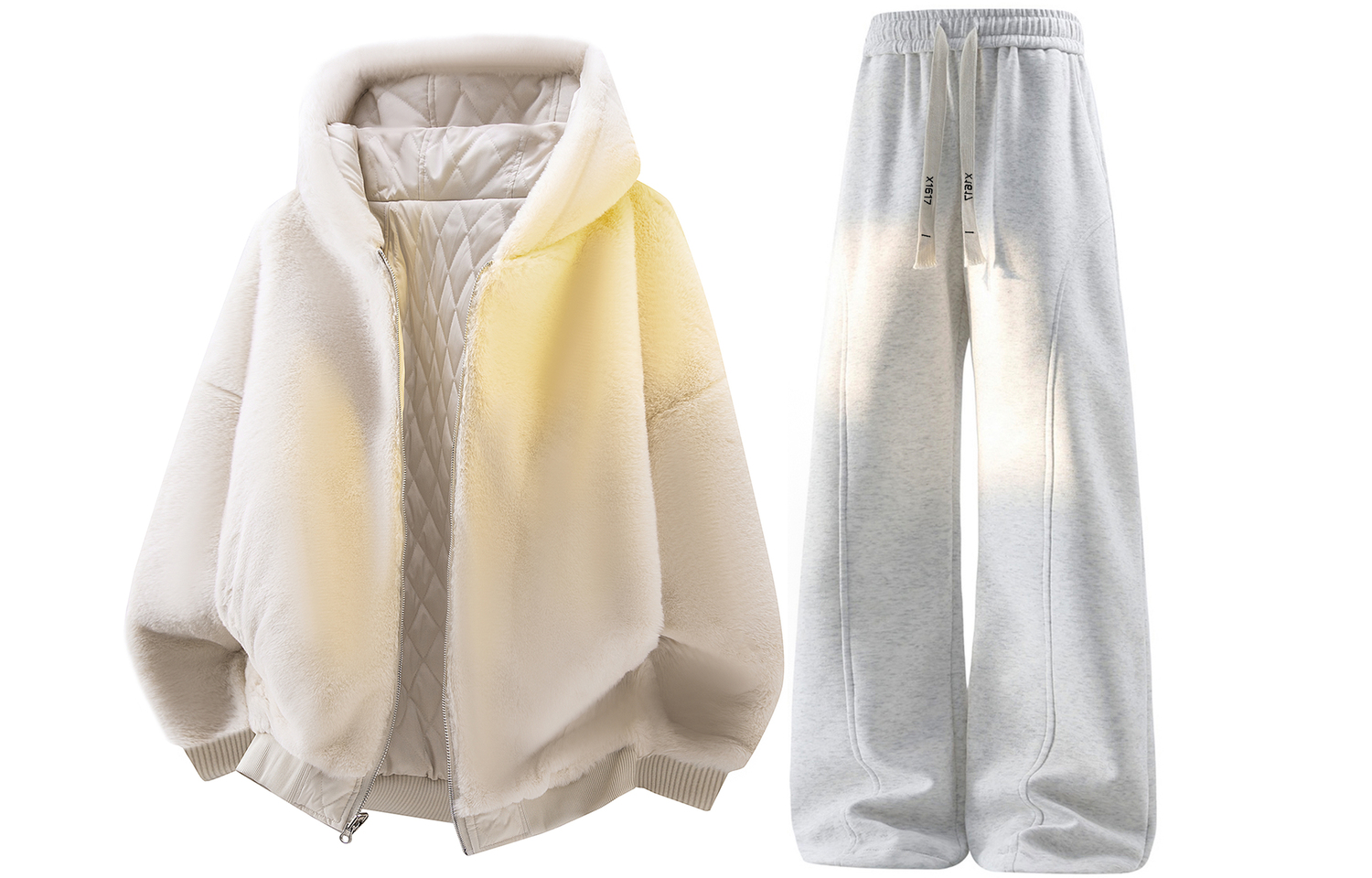 

Толстовка Casual Sportswear утепленная с флисовой подкладкой X1617, оранжевый mountain hawk coat+белый heather серый sweatpants