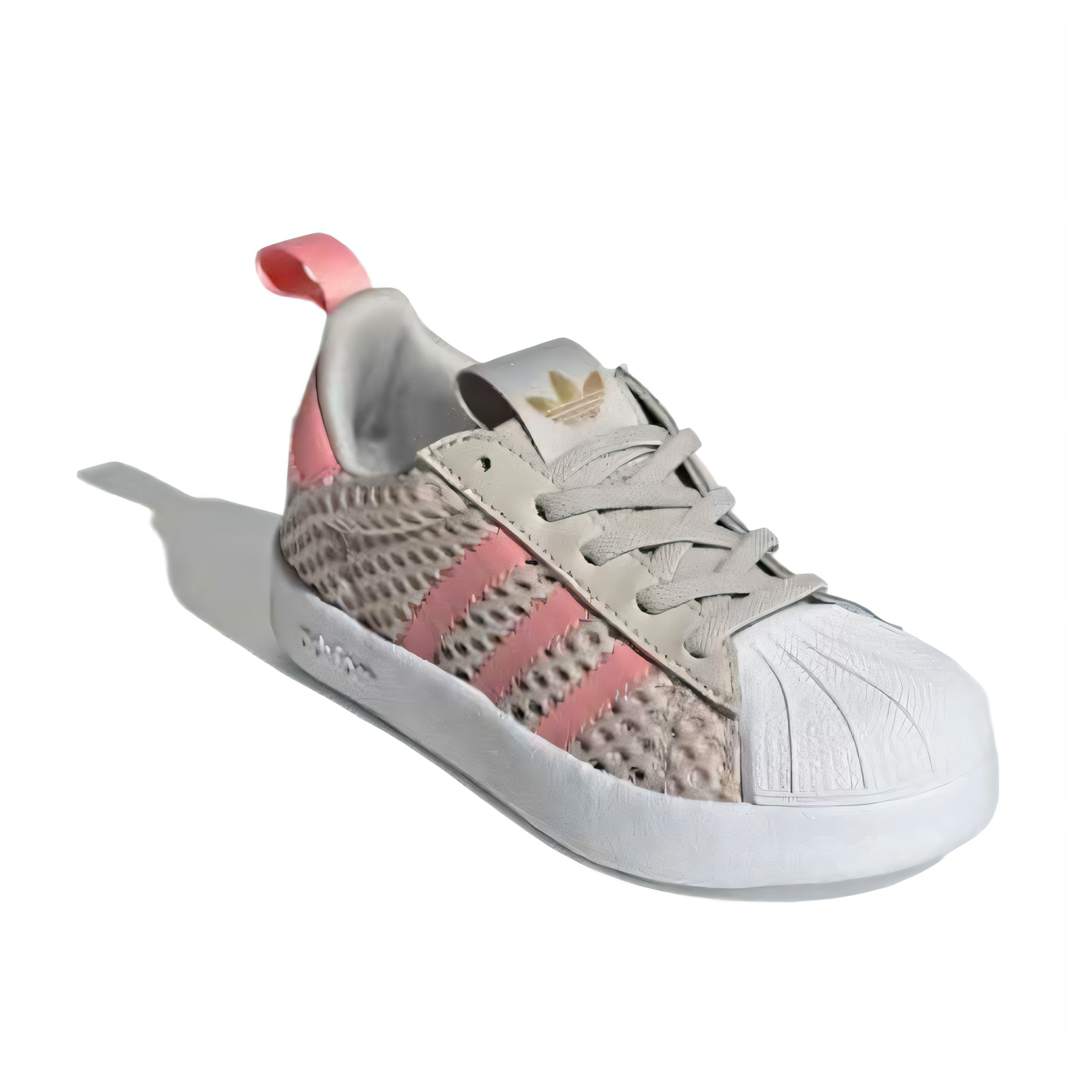 Adidas Originals Детские кроссовки для скейтбординга SUPERSTAR 360 Breathable Low Top, желтые, синие, белые — фото 4