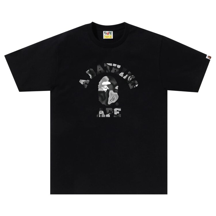 

Футболка BAPE Liquid Camo College Tee, черный
