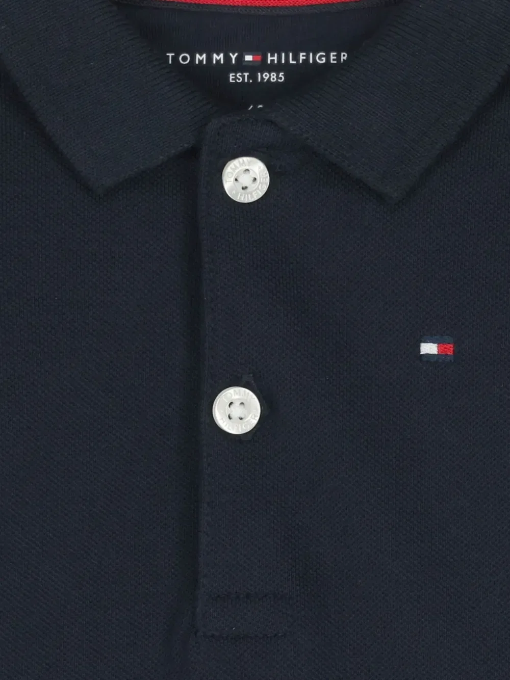 Поло с пуговицами Tommy Hilfiger Junior, синий — фото 3