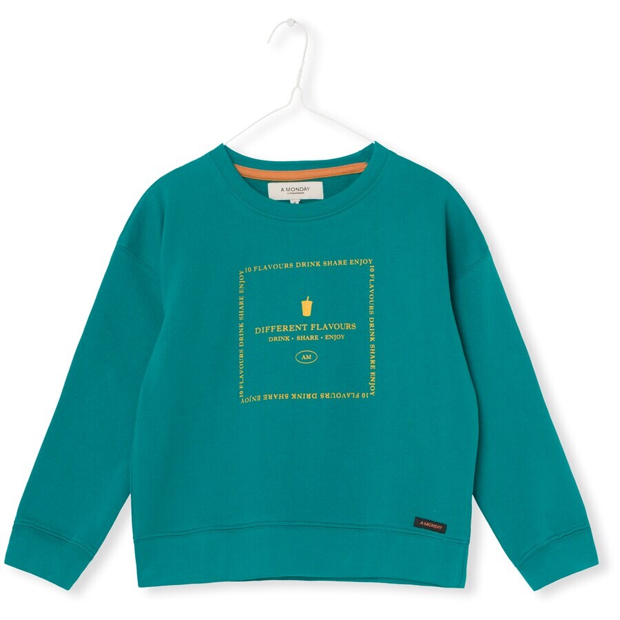

Худи A Monday in Copenhagen Sweatshirt Ziggy Blouse, пастельный синий