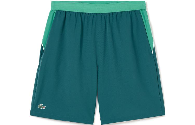 Повседневные шорты мужские LACOSTE, темно-красный — фото 4
