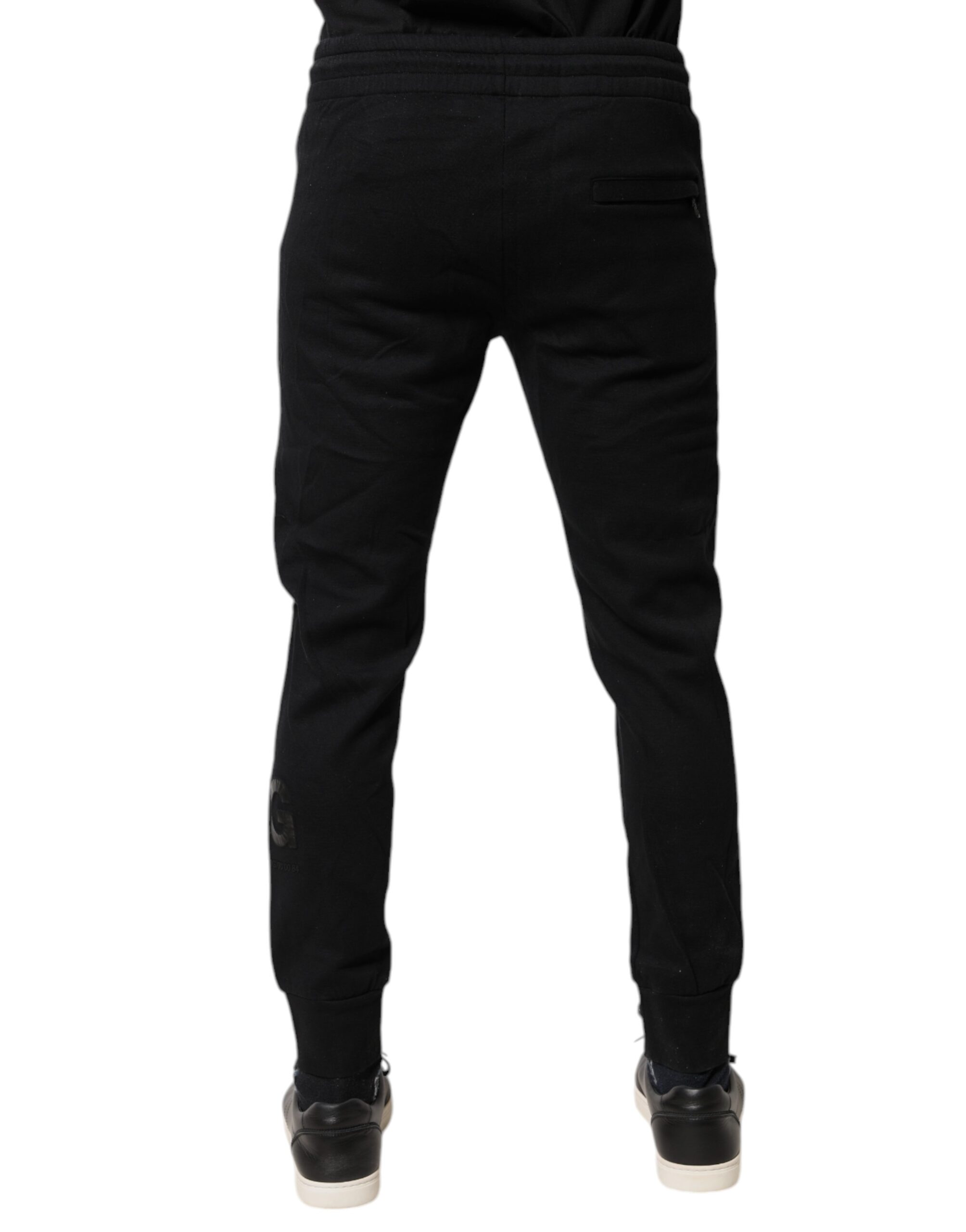 Черные хлопковые спортивные штаны Jogger Dolce & Gabbana — фото 3