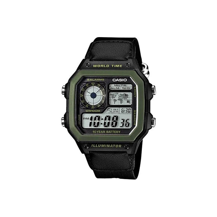 

CASIO Часы G Shock AE 1200WHB 1B