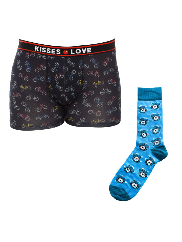 

Боксеры Kisses and Love, красный