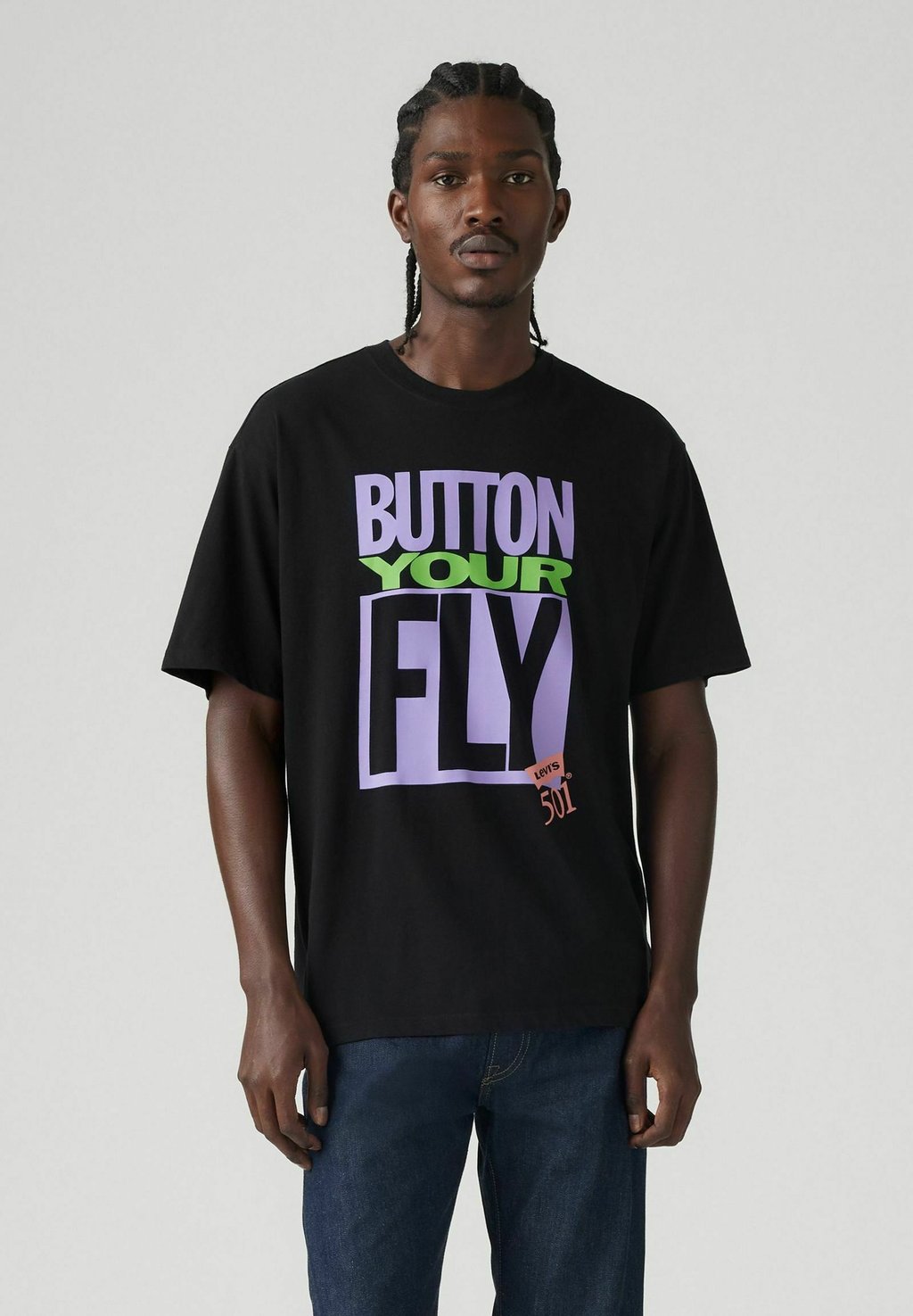 

Футболка с принтом GRAPHIC VINTAGE FIT TEE Levi's, черный