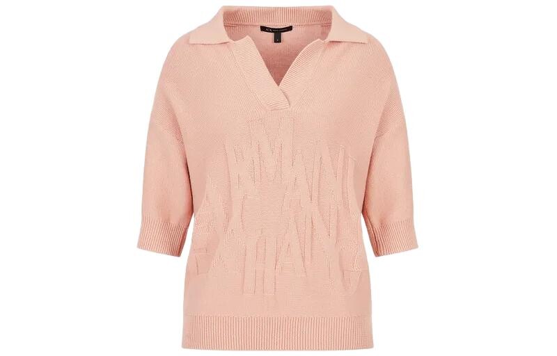 

Укороченный топ женский розовый Armani Exchange