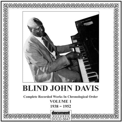 

CD диск Davis, John Blind: Complete Recorded Works Vol. 1 (1938-1952)