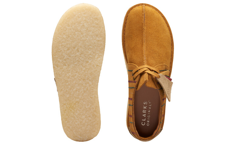Мужские повседневные мужские низкие коричневые 261745077 Clarks — фото 3