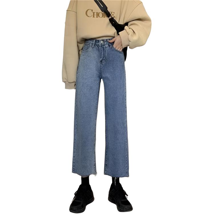 

ZIAREL Джинсы Unisex Blue Moderate Straight Fit