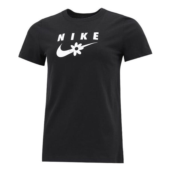 

Футболка (WMNS) Nike AS W Sportswear Nike Sportswear Tee SS Sport DAISY Black, черный