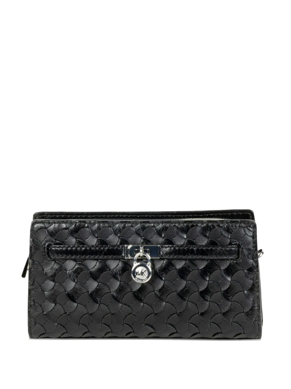 

Стеганая сумка на молнии через плечо Michael Kors, черный