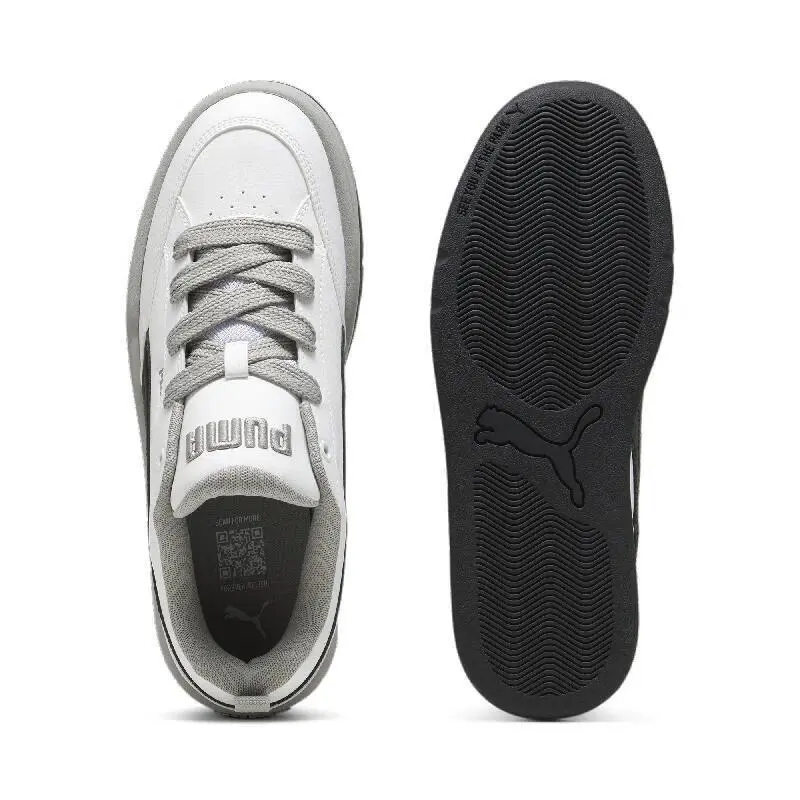 PUMA Парковые лайфстайл коллекции лоу-топ скейтборд обувь унисекс черный белый, цвет Black White — фото 4