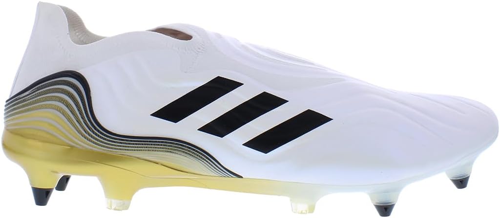 

Футбольные бутсы Adidas Унисекс-взрослые Copa Pure.4 для игры в зале, белый/золотой