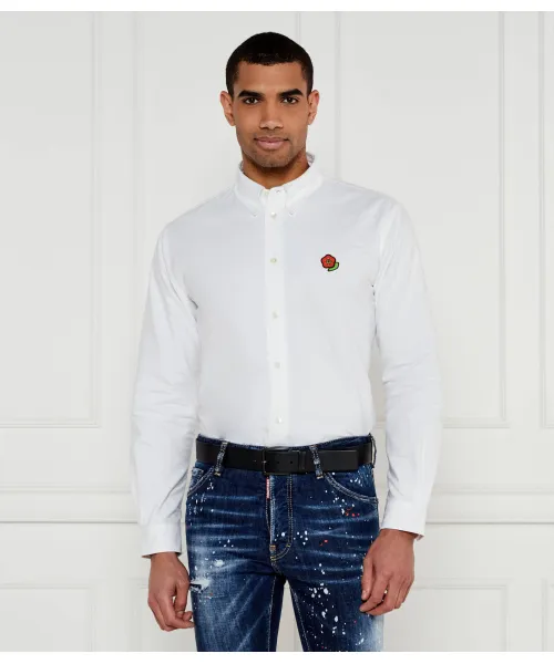 

Футболка в стиле поп Relaxed fit Kenzo, белый