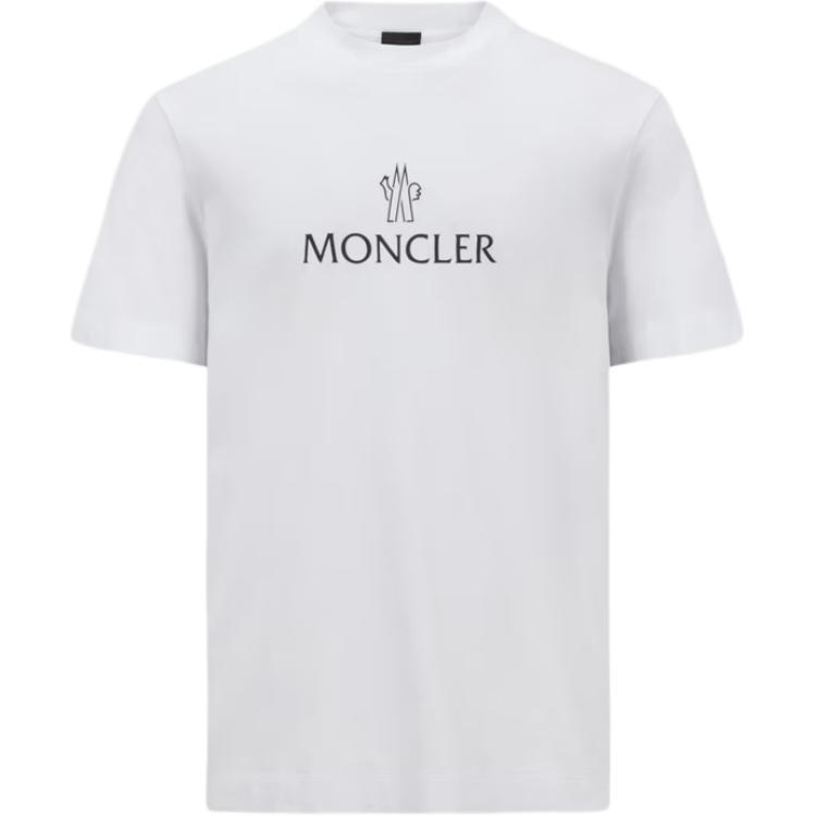 

Логотип детализированный свитшот T Shirt Moncler, белый