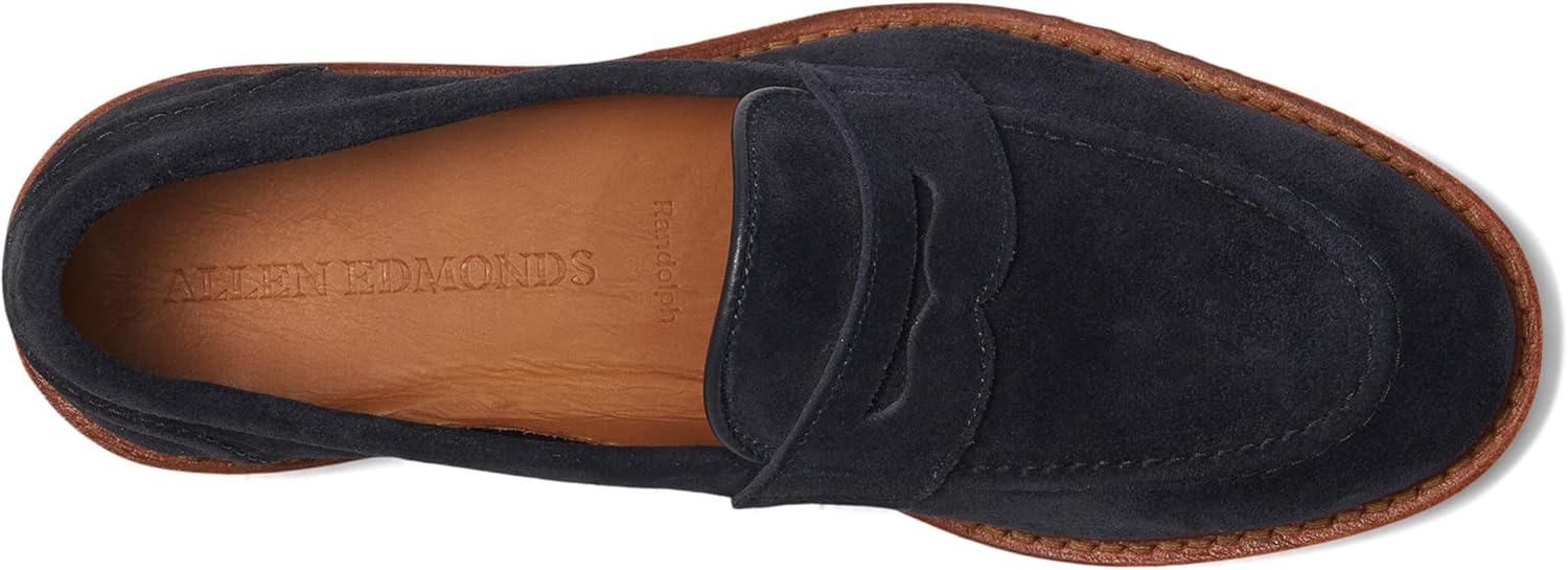 Мужские лоферы/мокасины Allen Edmonds Rand Verse, темно-синий — фото 2