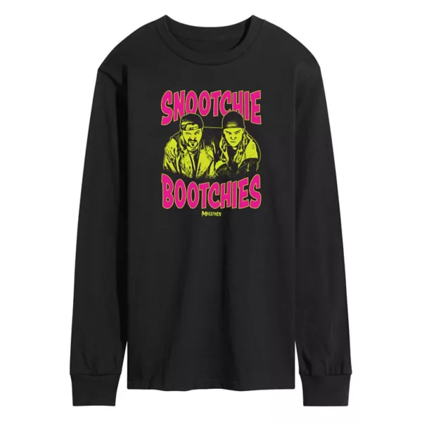 

Мужская футболка с длинным рукавом Mall Rats Snootchie Bootchies с принтом Licensed Character, черный