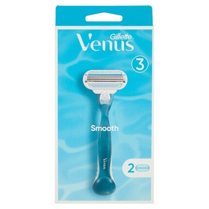 

Женская бритва Gillette Smooth с 2 лезвиями и 3 лезвиями с защитной накладкой, Venus