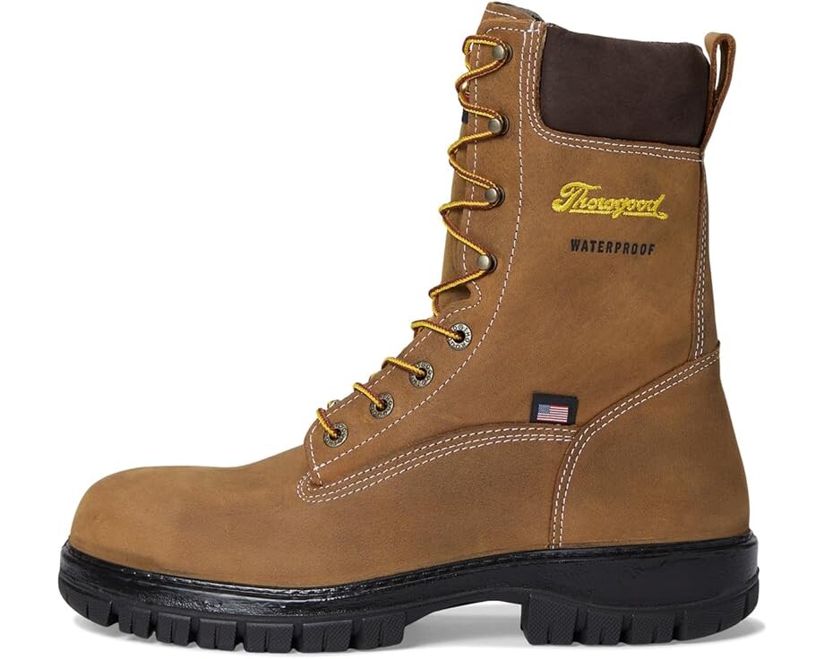 Ботинки Thorogood Genesis Series American Heritage Somo 8" Waterproof Safety Toe, цвет Crazy Horse — фото 4