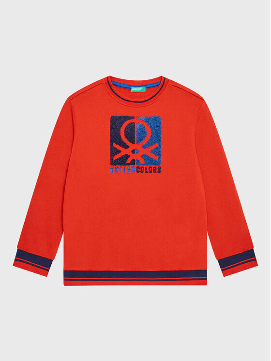 

Толстовка обычного кроя United Colors Of Benetton, красный