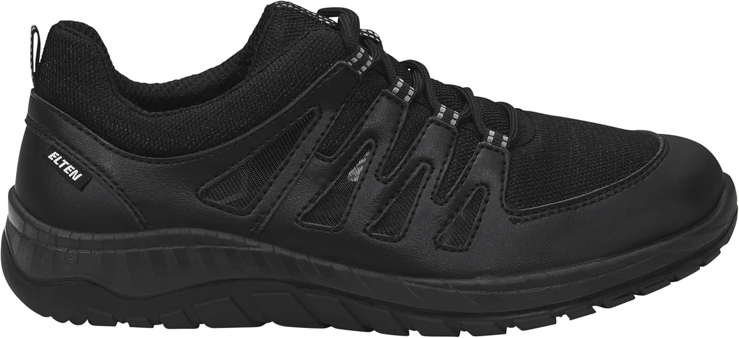 Рабочие ботинки ELTEN Maddox Air Mesh Black Low ESD O1, женские и мужские, текстильные, легкие, спортивные — фото 2