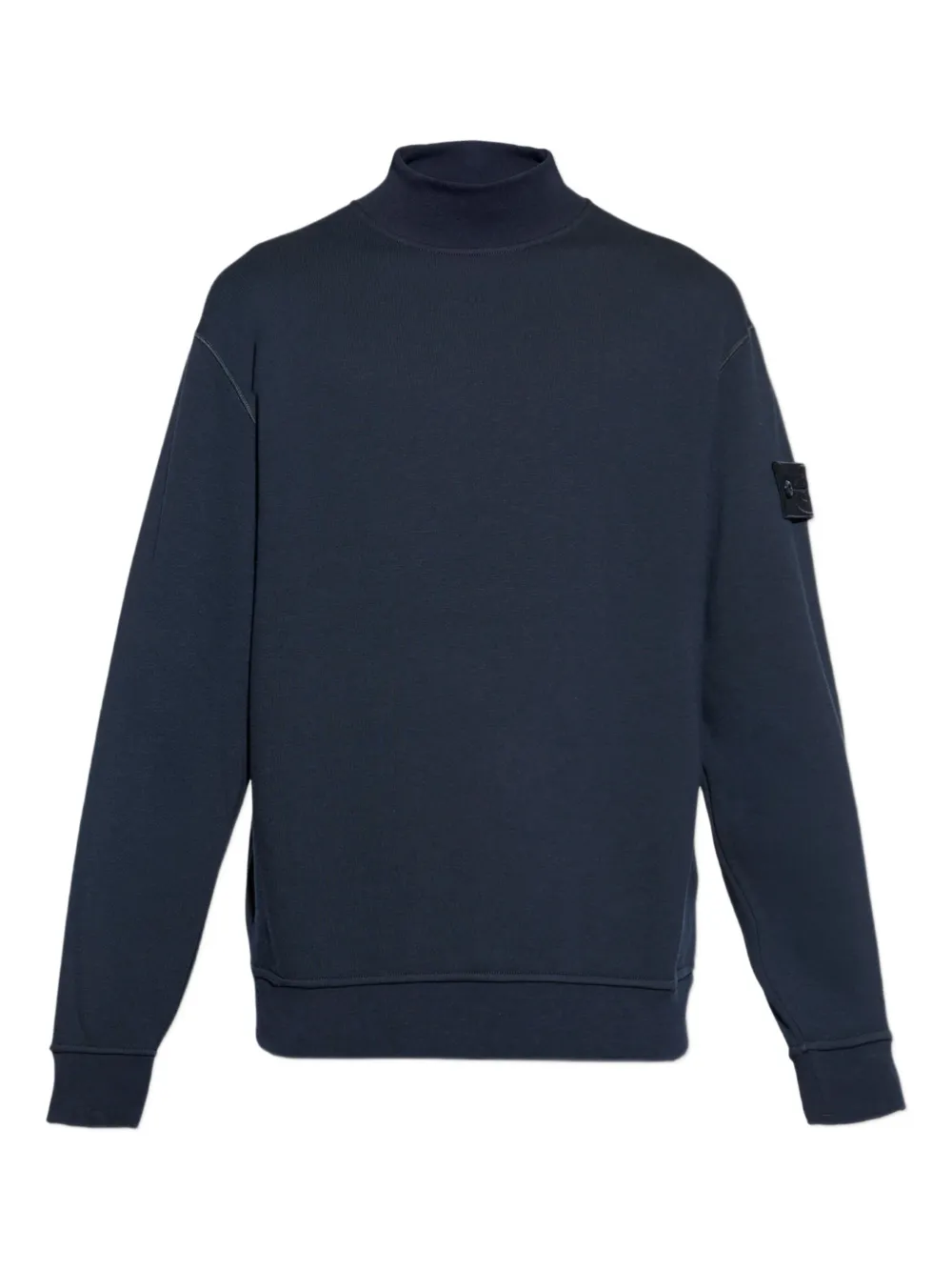 

Свитшот с воротником-стойкой Stone Island, синий